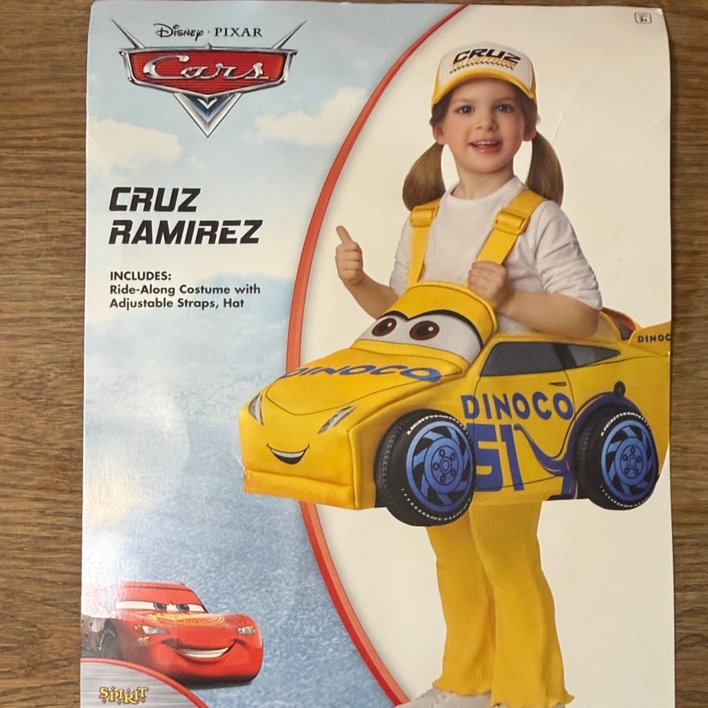 Spirit Kids Cruz Ramirez Costume - Yellow
